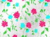 Плёнка с/к витражная (8*45) С1031 прозрачн, карсный цветок с зелен. листом (24)