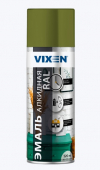 Эмаль универсальная хаки 520мл VIXEN RAL9005
