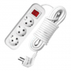 Удлинитель 3*5м с/з с выкл 16А IP20 S-303 ПВС 3*1