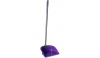 Совок для мусора с высокой ручкой ЛЕНИВКА ЛЮКС складной Фиолетовый  М5196 (32)