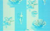 Коврик Аквамат 0,65 *15м 6684 Голубая ракушка в полосу