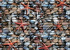 Коврик Аквамат фотопечать 1,3*15м FV2 галька с ракушками