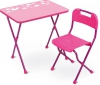 Комплект "Алина" детский (стол+стулЛДСП) КА2/Р розовый
