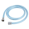 Шланг для душа SonWelle 150см,1/2"(Имп)-1/2(Имп) ПВХ,латунь,голубой 569-021